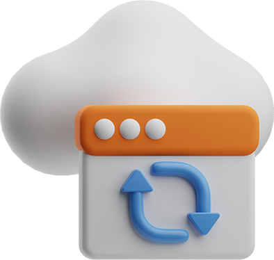 A visual representation of cloud storage, showcasing data being uploaded and stored in a cloud system.